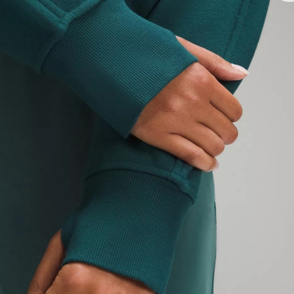 Lululemon Scuba Full Zip Oversized Hoodie in Green Jasper size M/L - Picture 7 of 17